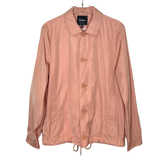 Bonobos Jackets & Blazers - Bonobos Womens Blush Windbreaker Jacket Medium